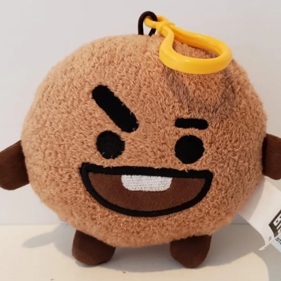 Gund Line Friends Shooky 6" Stuffed Plush Character with Clip BT21 - Picture 6 of 7